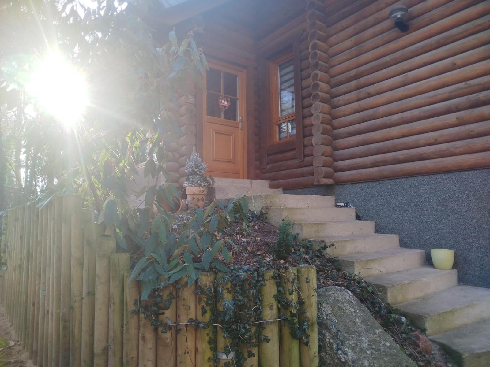 Holzhaus Am See Zernsdorf Exterior photo